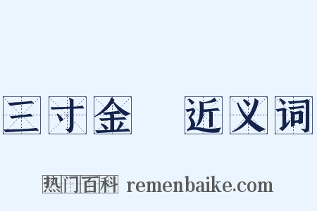 三寸金蓮近义词是什么意思的图片